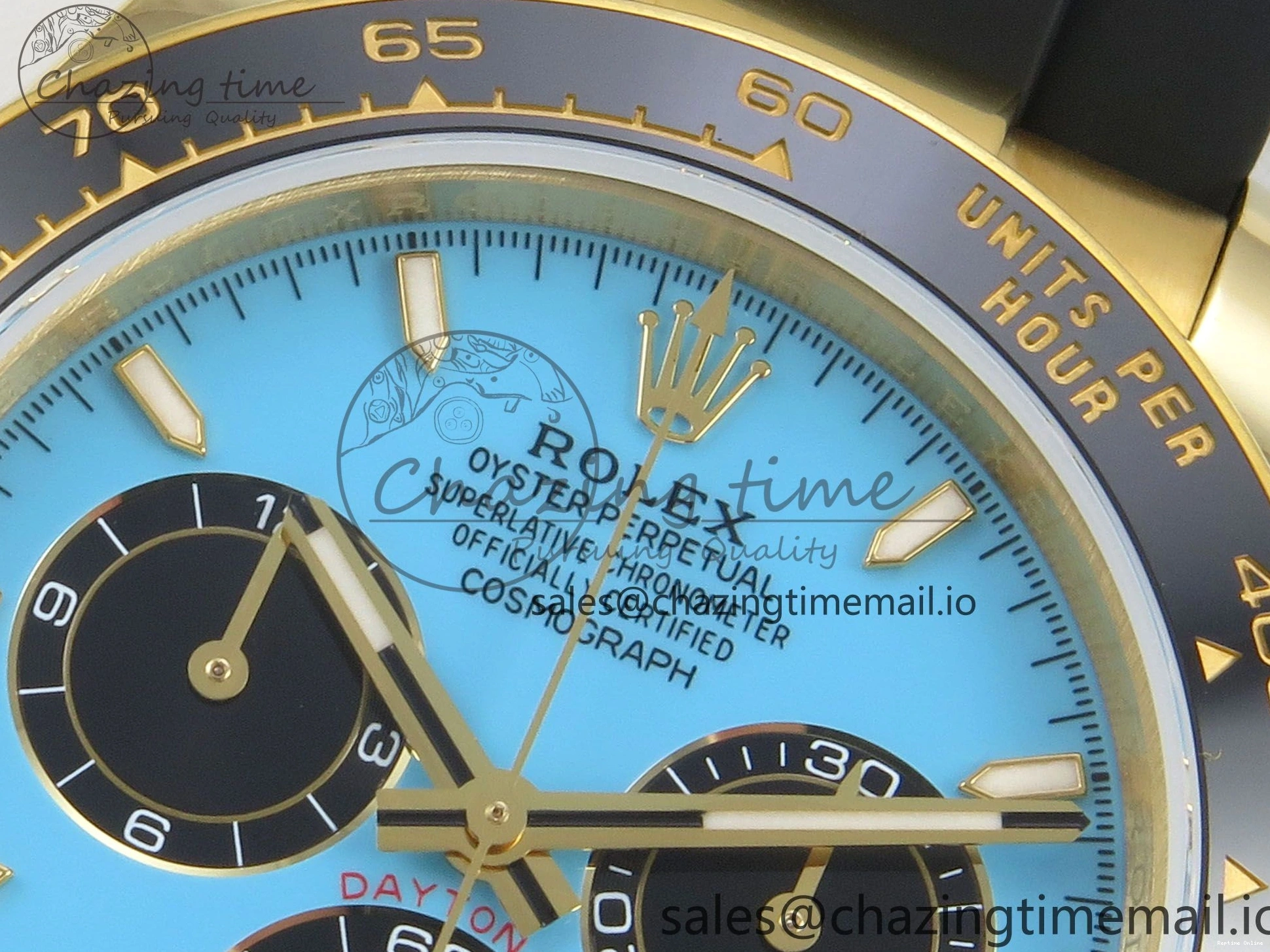 0408 Daytona 126518 QF 1:1 Best Edition Tiffany Turquoise Blue Dial Sticks Markers on Oysterflex Strap SH4131 V6（Gain Weight） Versatile 106